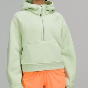 Lululemon Scuba Oversized Half-Zip Hoodie in Creamy Mint